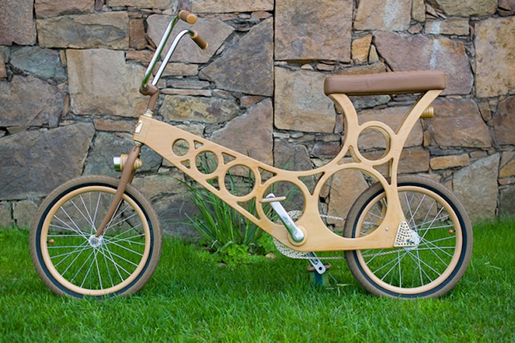 hoopy wooden bike